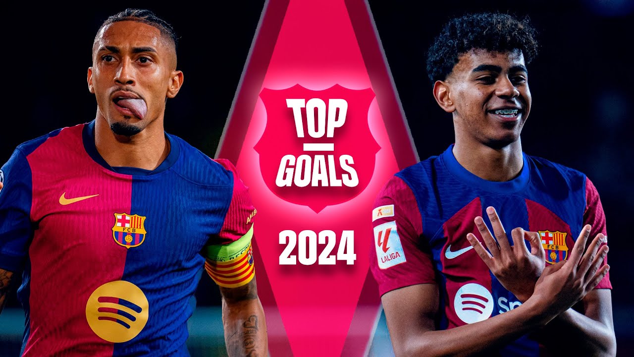 THE BEST GOALS OF FC BARCELONA IN 2024 💙❤️🔥