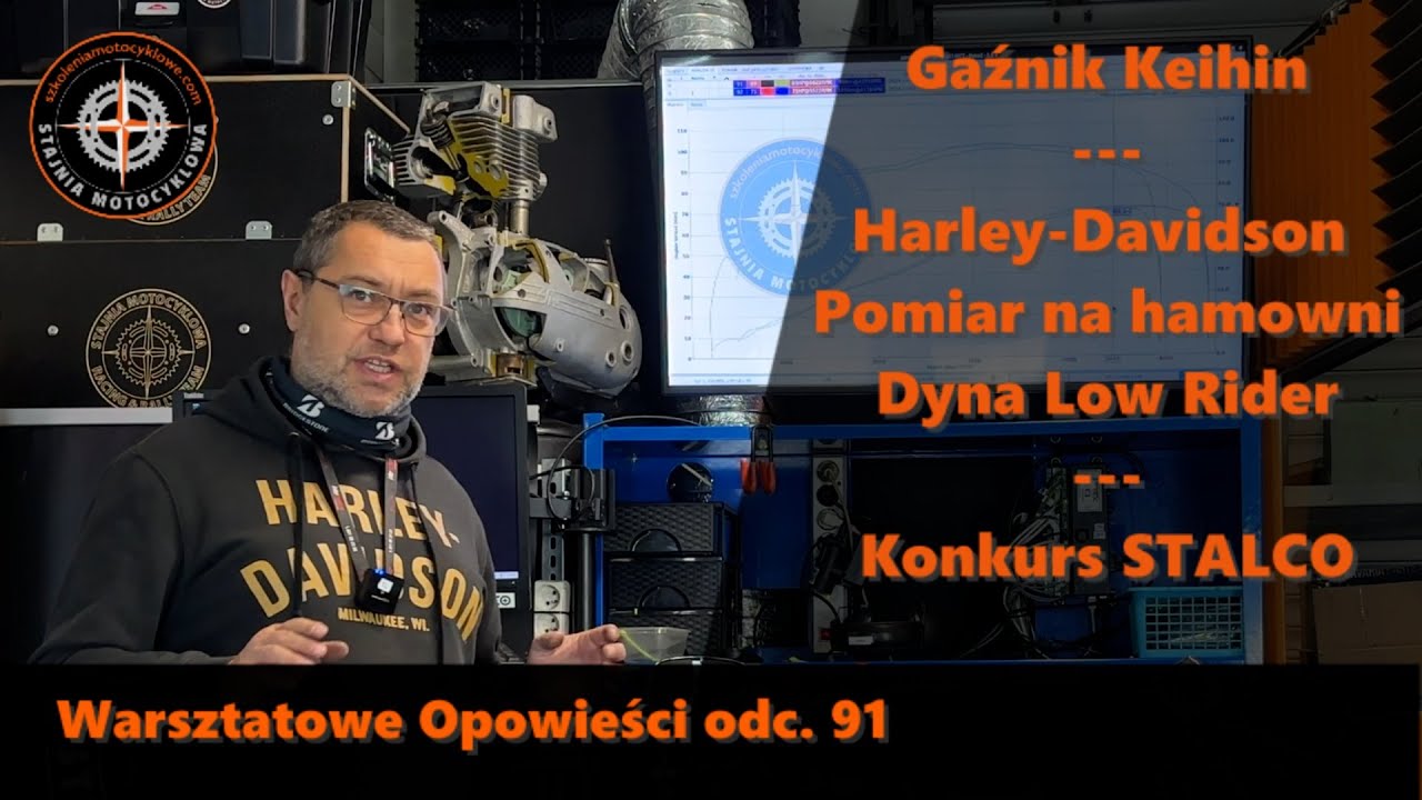 Gaźnik Keihin Harley-Davidson Dyna Low Rider evo hamownia