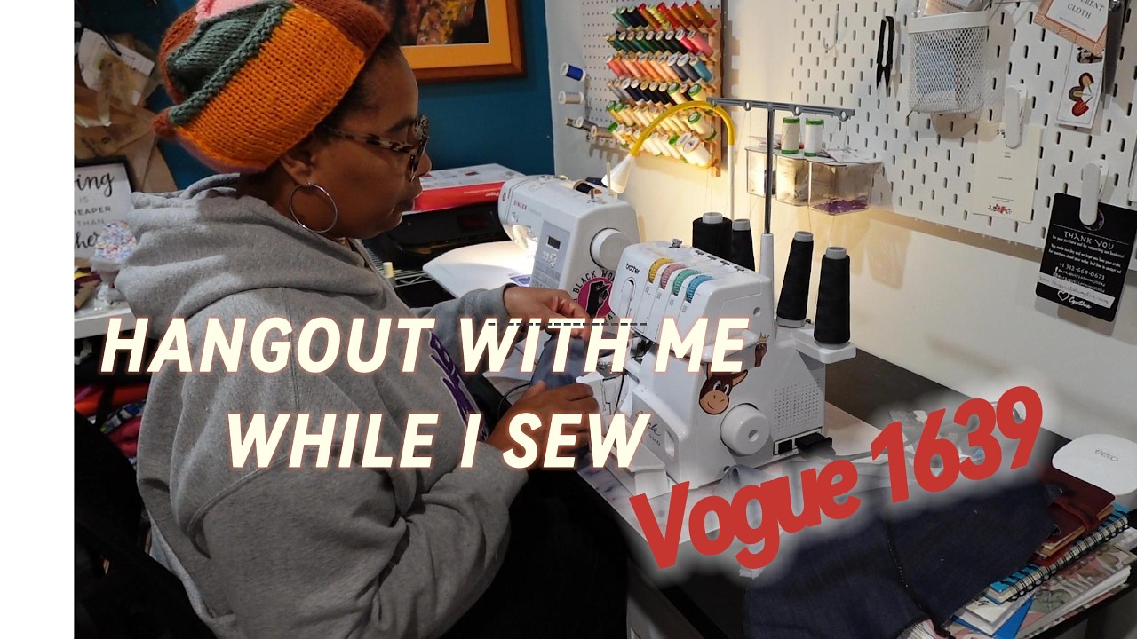 Hang out with me as I make Vogue 1639
