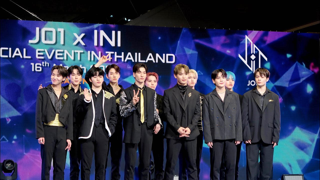 JO1 พูดคุยกับแฟนๆ บนเวที ในงาน SPECIAL EVENT IN THAILAND