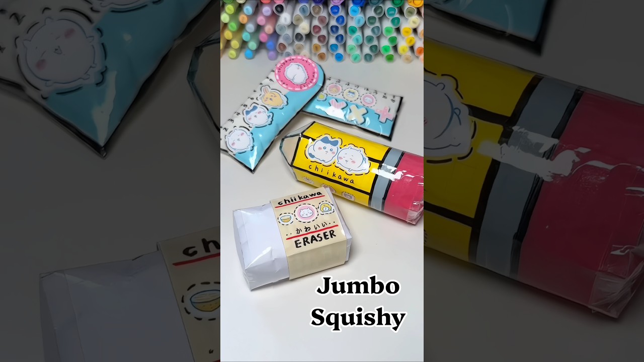 🤩Korean School Squishies | Cute & Satisfying Squishy Making 🎀 #diy #craft #stationery #shorts