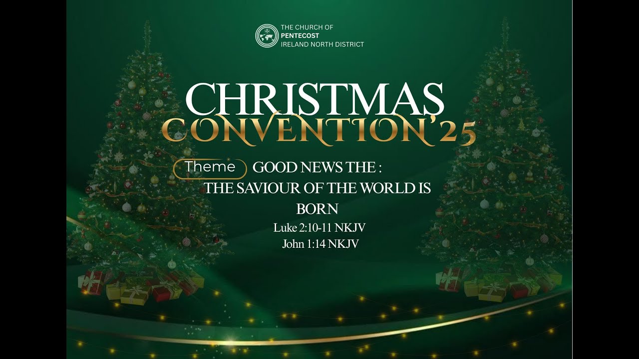 CHRISTMAS CONVENTION JOINT  SUNDAY SERVICE 28/12/25