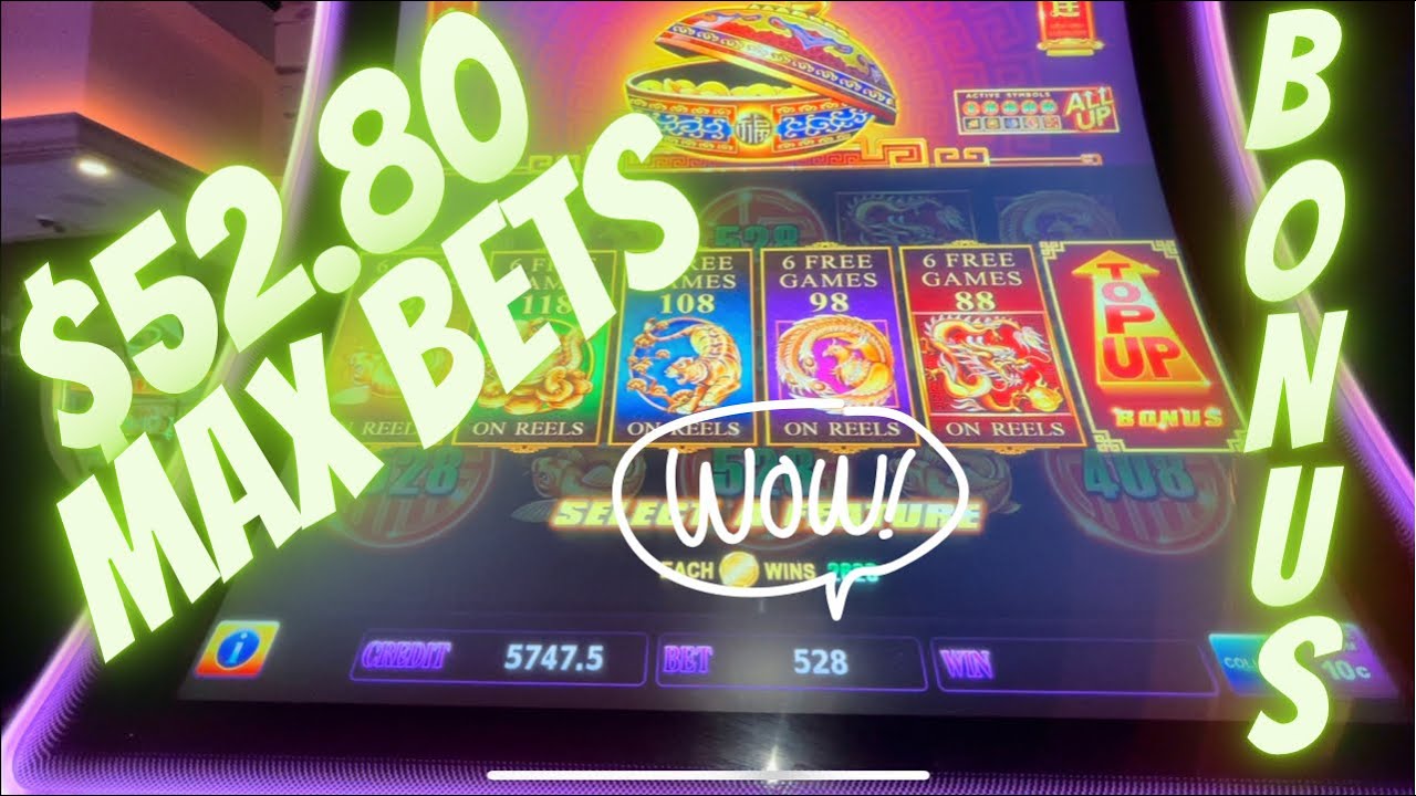$52.80 MAX BET BONUS ENDLESS TREASURE SLOT MACHINE HIGH LIMIT LIVE PLAY