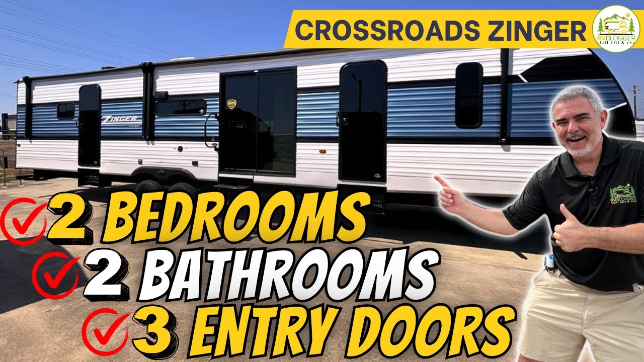 2 Bedrooms and 2 Full Bathrooms in a Travel Trailer