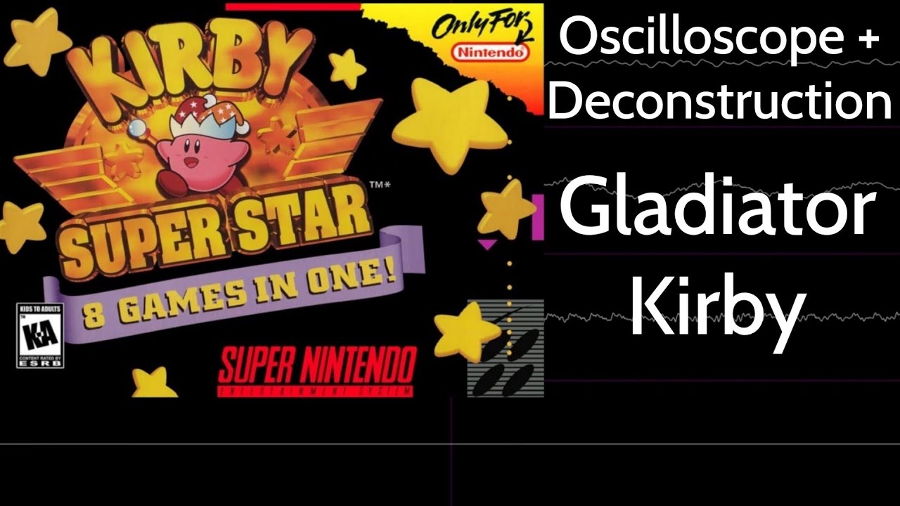 Gladiator Kirby (Arena Battle Theme) [Kirby Super Star] | Oscilloscope + Deconstruction