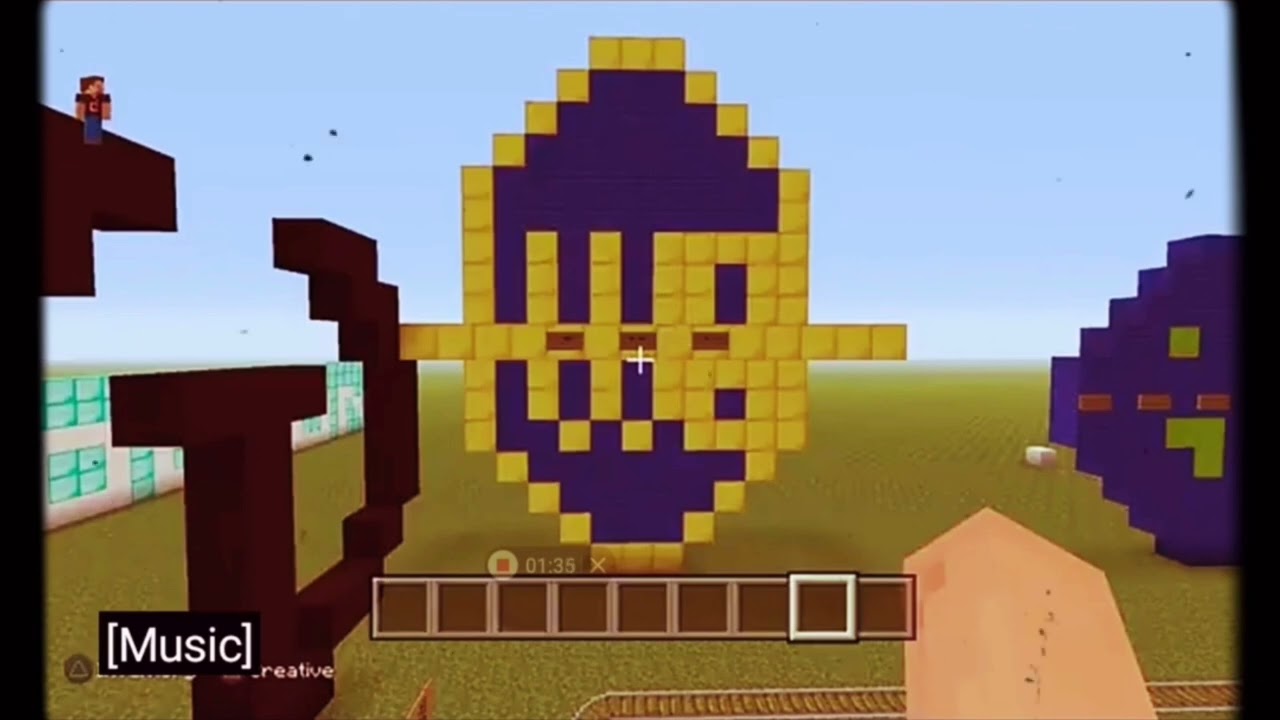 Some movie logos in Minecraft