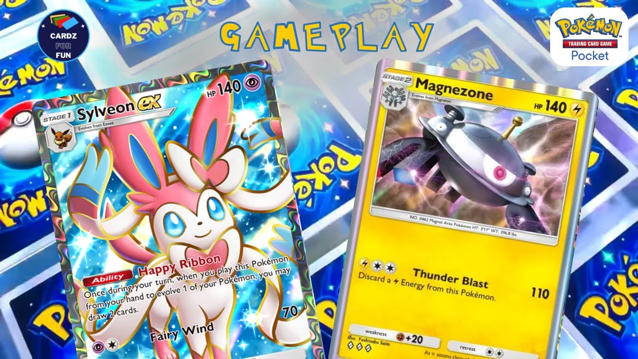 Gameplay Pok&eacute;mon TCG Pocket - Magnezone + Sylveon EX