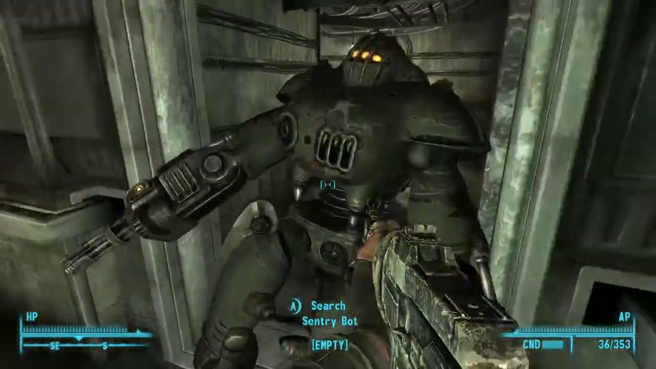 Clearing Fort Constantine Bomb Storage and retrieving the T51b Power Armor, hitting level 18