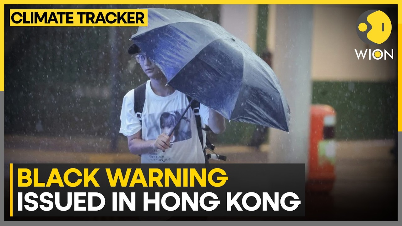 Hong Kong Soaked By Relentless Downpours As Black Rainstorm Warning Returns | WION Climate Tracker