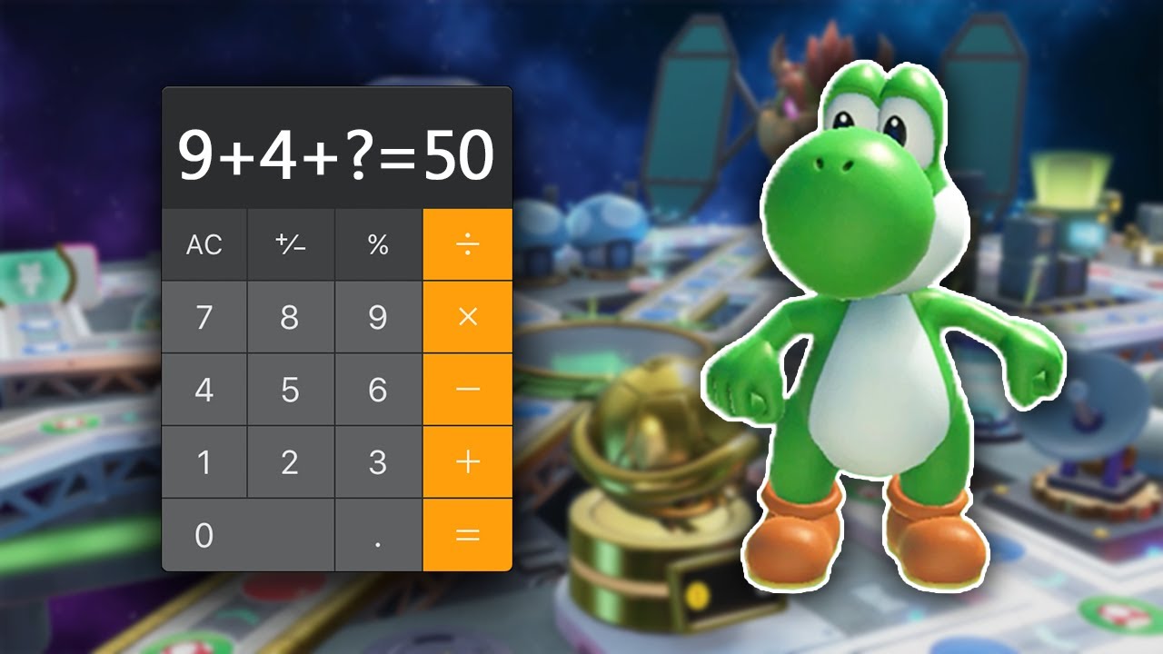 We can ONLY move 50 spaces TOTAL in Mario Party Superstars!
