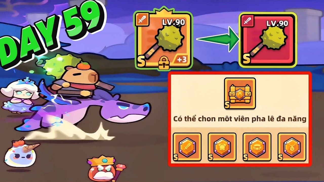 Ngày 59 Tôi SĂN KHO BÁU Lấy hộp PHA LÊ trong Capybara Go