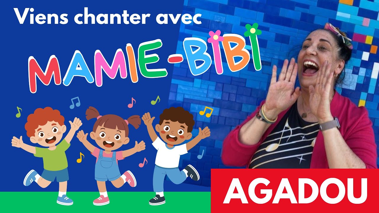 Agadou dou dou-Viens chanter et danser avec Mamie-Bibi! #enfants #agadou #chansonspourenfants #fypシ