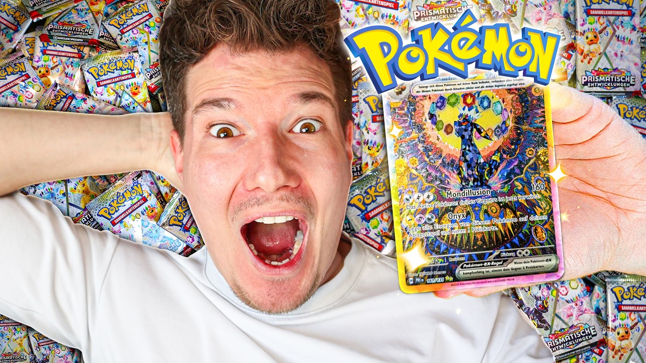 Ich &ouml;ffne ALLE Pok&eacute;mon Prismatische Entwicklungs Booster f&uuml;r DIESE Karte! 😳