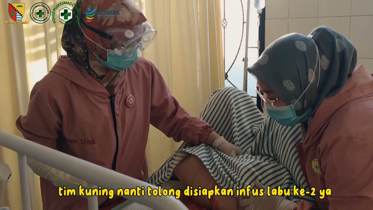 Simulasi Kegawatdaruratan Drill Emergency Retensio Plasenta dan Atonia Uteri Puskesmas Cikancung