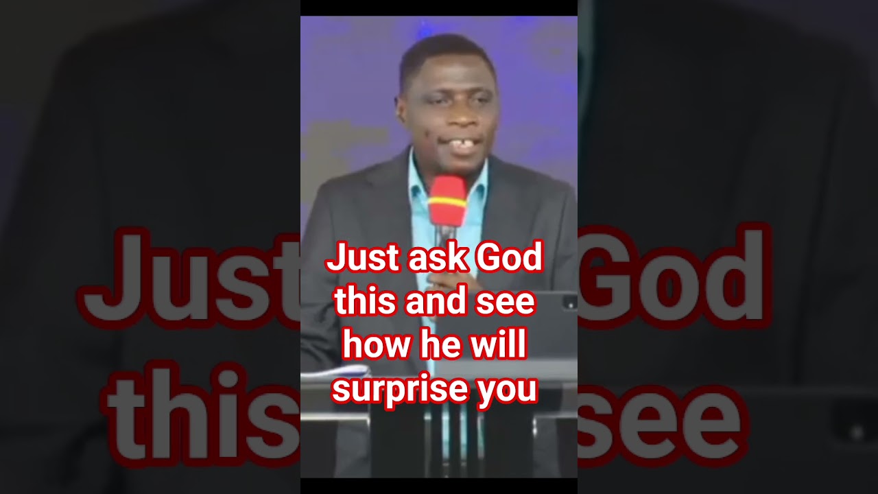 Just ask God this and see how He will surprise you #apostlejameskawalya