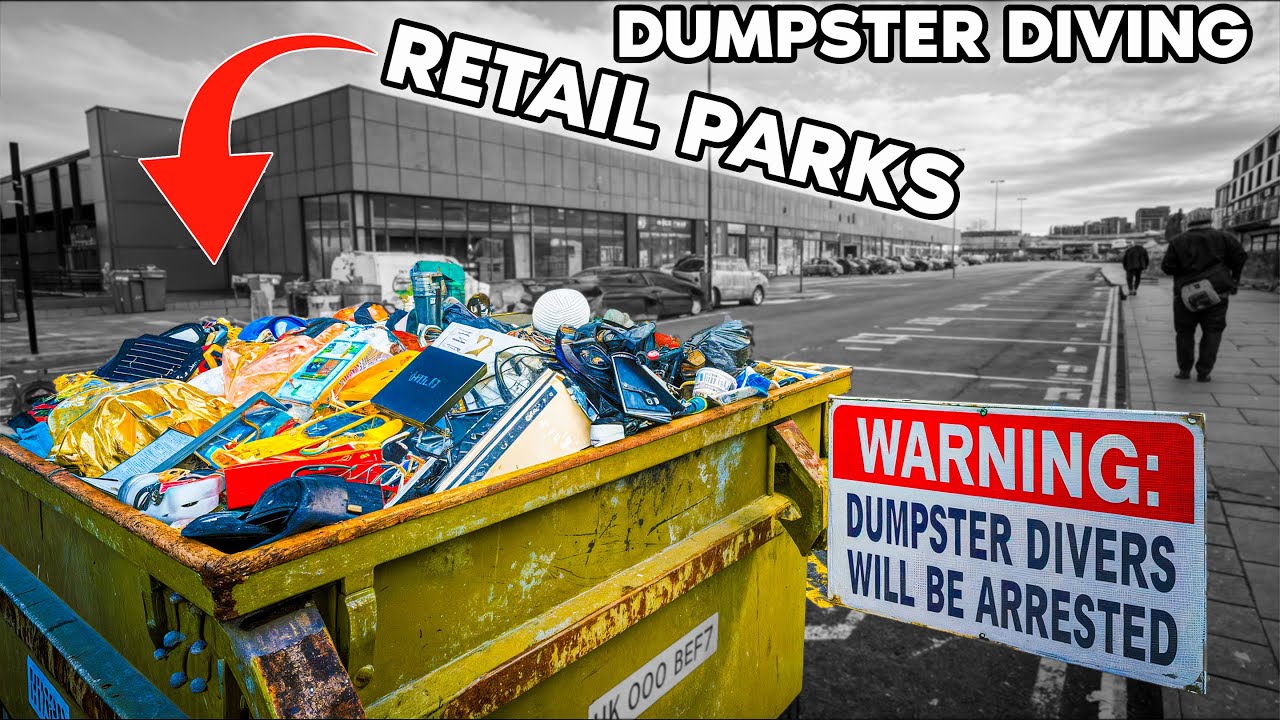 Can You Really Find VALUABLE Items DUMPSTER DIVING in the UK?