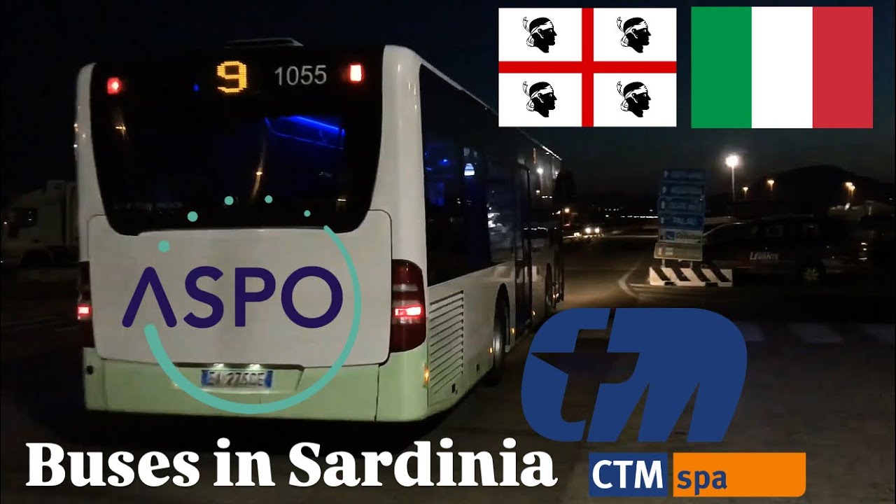 🇮🇹 Buses in Sardinia (Summer 2019) Autobus della Sardegna Estate 2019