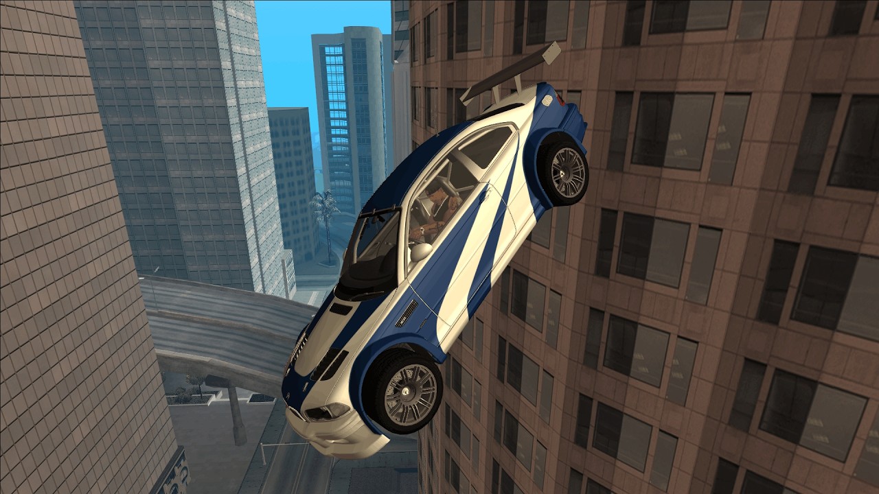 Realistic Crash Test BMW M3 GTR Crashes #1 | GTA SA