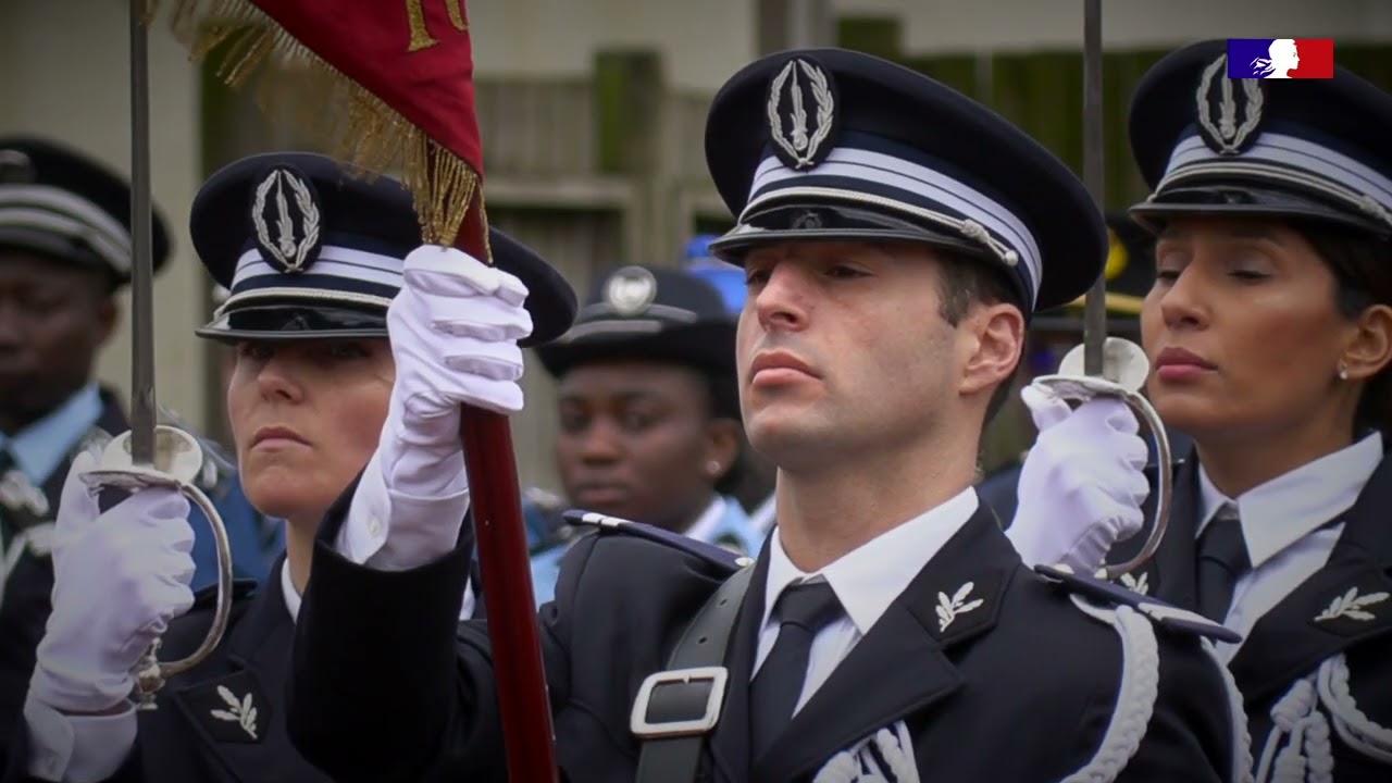 C&eacute;r&eacute;monie pour la 26&egrave;me promotion d'officiers de Police, pr&eacute;sid&eacute;e par G&eacute;rald Darmanin