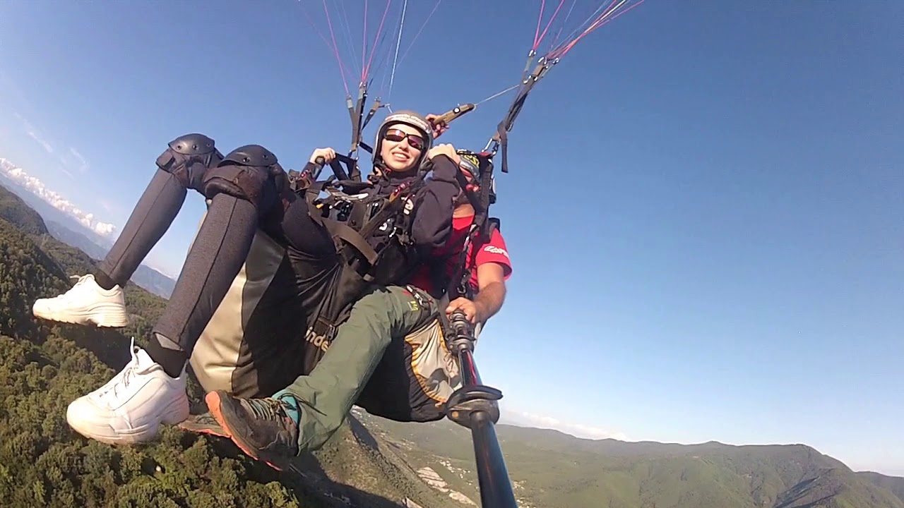 Parapendio Toscana - Viktoria in volo a san Giuliano