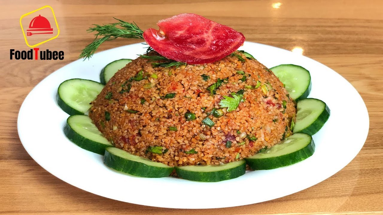 Салат из булгура Кысыр - табуле  Kısır