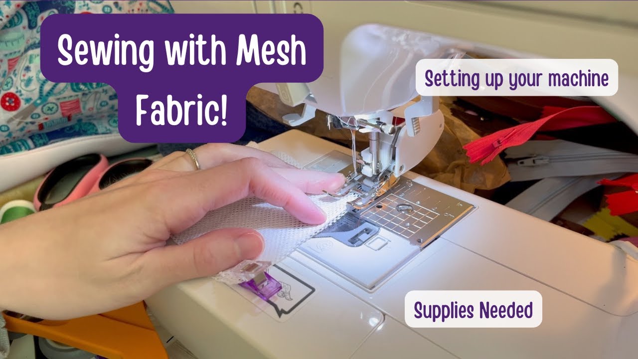 How to Sew Mesh Fabric + Easy French Seam Tutorial for a Clean Finish!