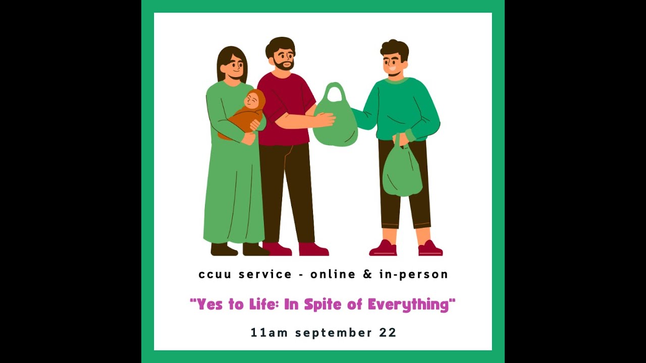 CCUU Service Sunday October 6, 2024: 