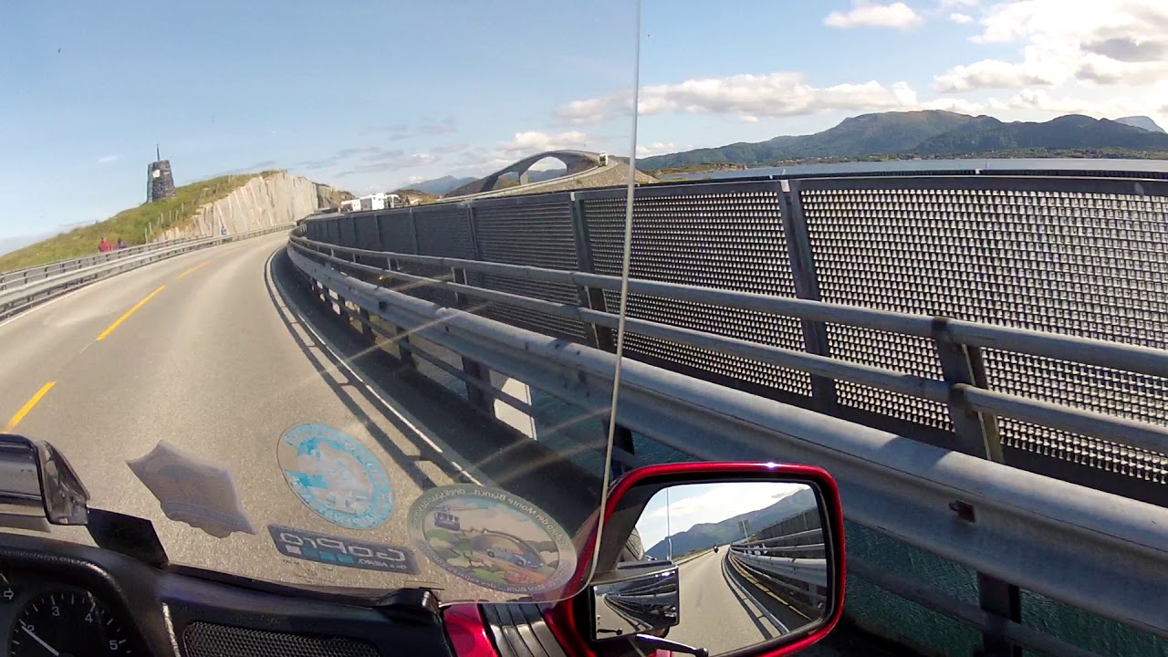 Atlantic road - Norway. 24 aug 2017.