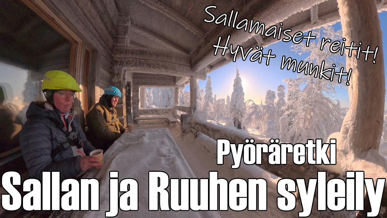 Pyöräretkeillen Ruuhen ja Sallan syleily