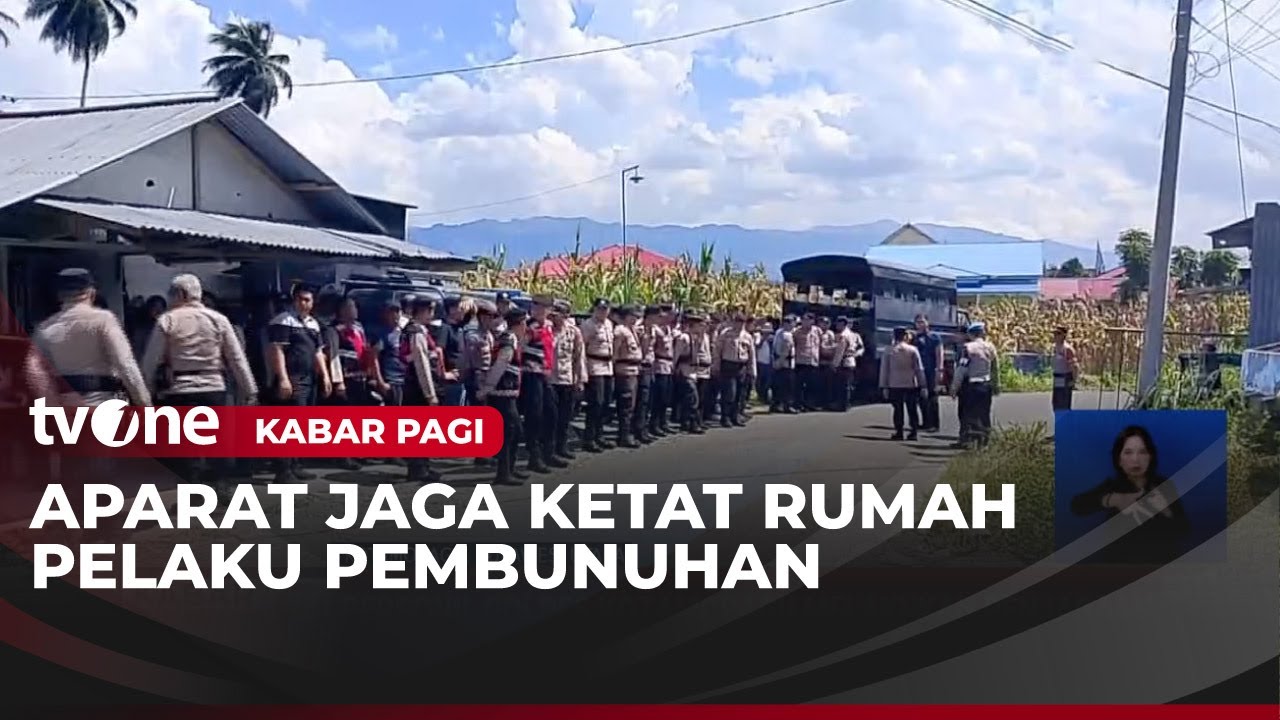 Rumah Pelaku Penusukan Pemuda Dijaga Ketat Personel Polres Kotamobagu | Kabar Pagi