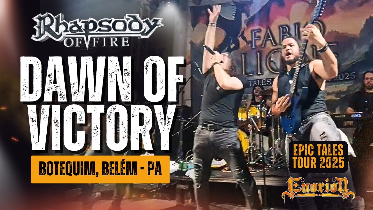 Dawn of Victory (Rhapsody) – Fabio Lione | Botequim, Belém, PA | Epic Tales Tour 2025