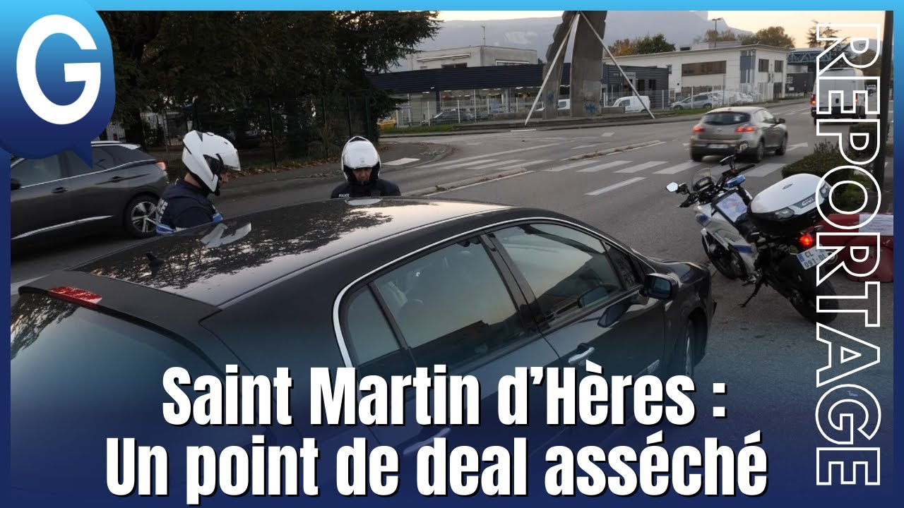 Reportage - Un point de deal asséché à Saint Martin d’Hères - video