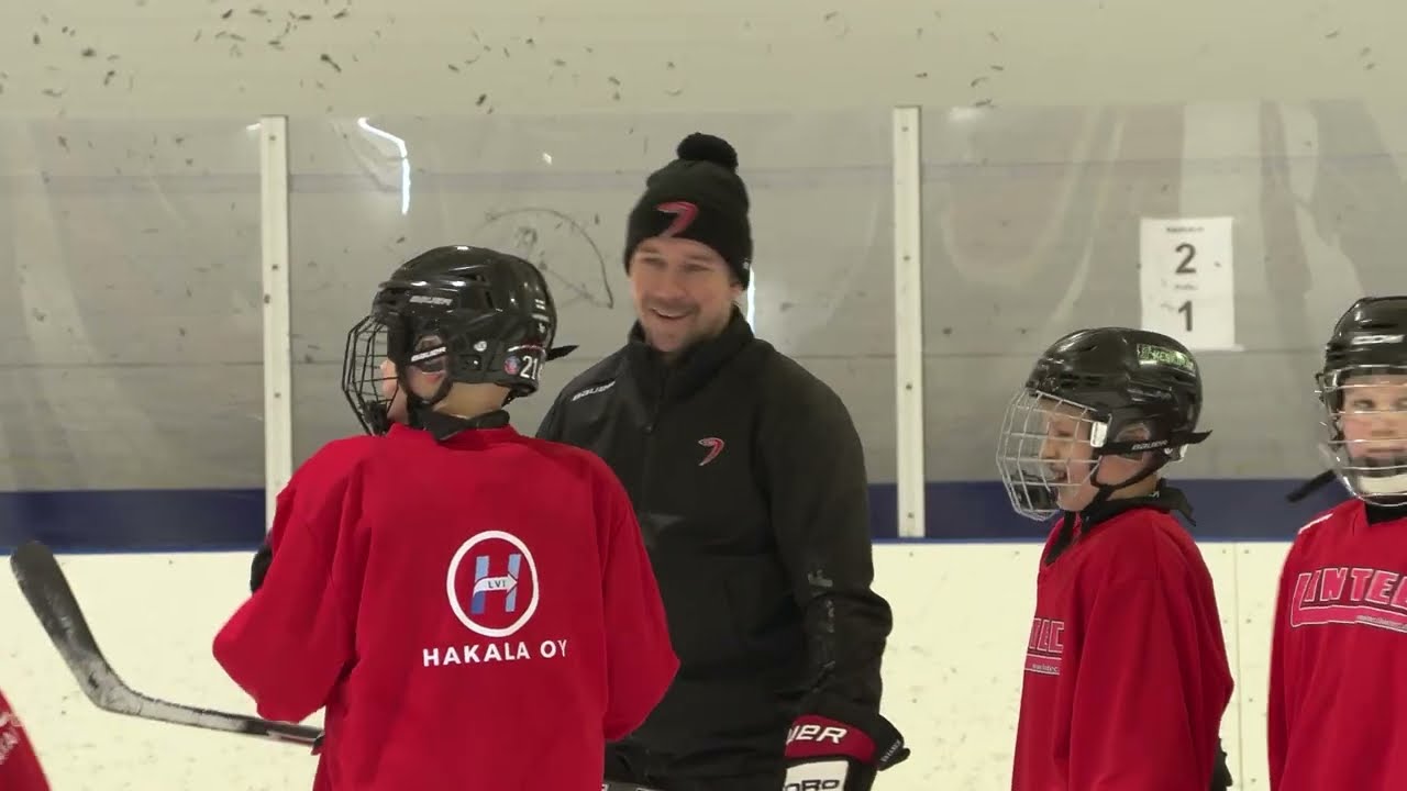 Sami Vatanen JYP Juniorien treeneissä