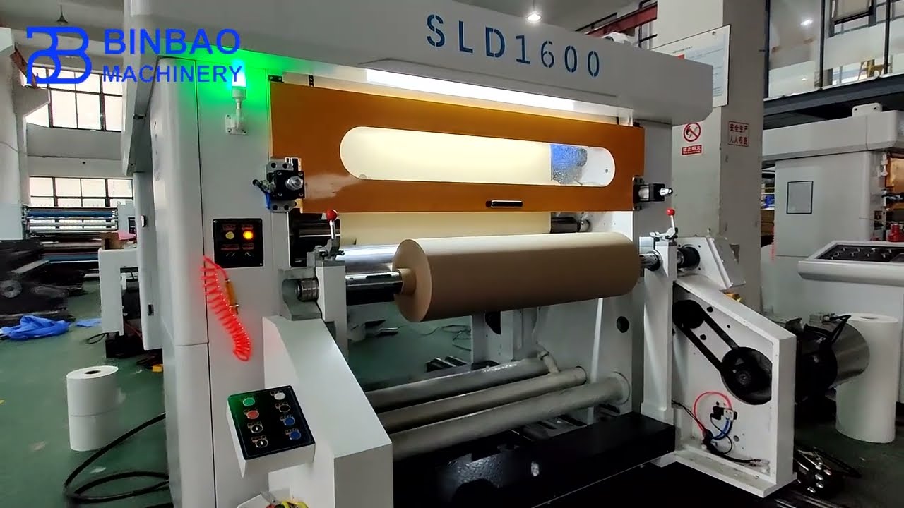 M&aacute;quina Cortadora Rebobinadora De Rollos De Papel Especial