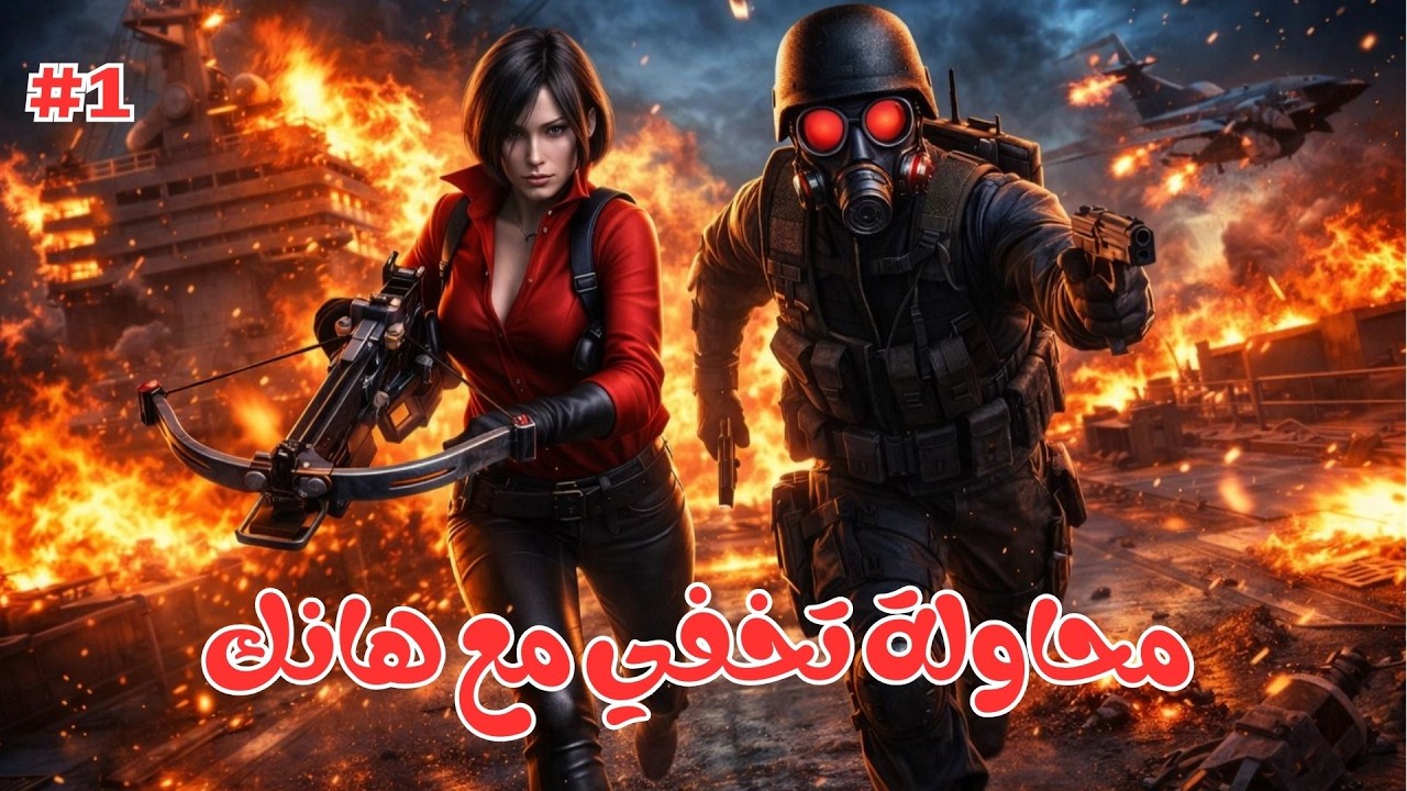 محاولة تخفي مع هانك - Resident Evil 6 - ريزدنت إيفل 6 - 1#