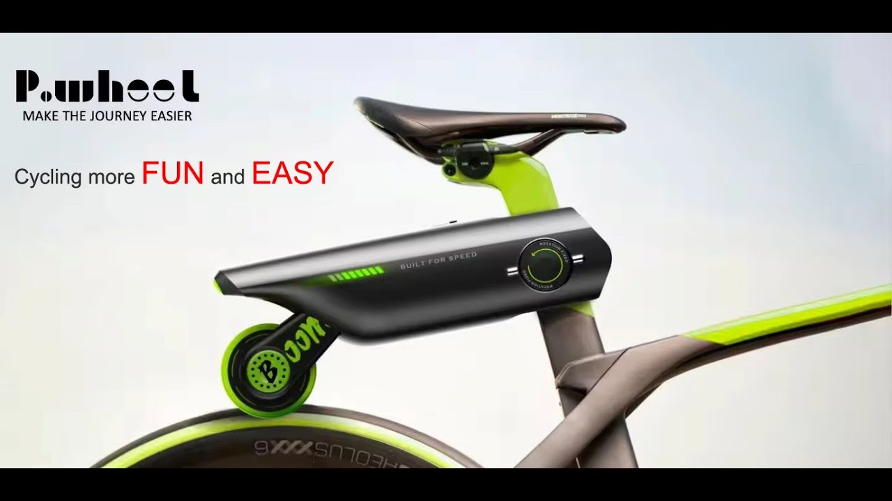 The P.wheel is the world's first mass-produced electric bicycle assist device