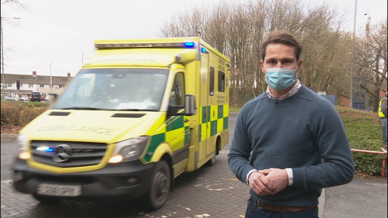 Inside A&E at one of Wales's hospitals, worst-hit by covid.