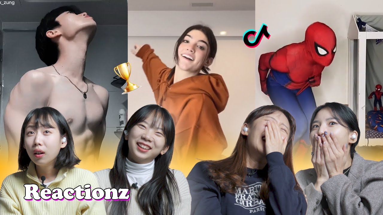 Korean Girls React To The Most Popular TikTokers In The World | 𝙊𝙎𝙎𝘾