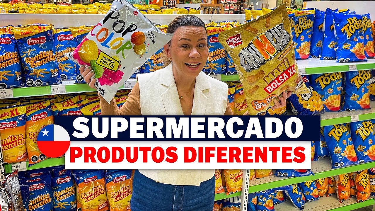 PREÇOS NO SUPERMERCADO NO CHILE - Produtos diferentes!