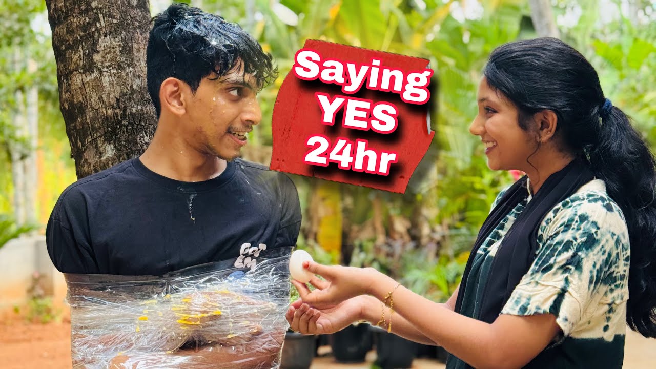 24hr saying YES to MINSHA😭💔| Pani paali guys🤣 pavam kakka #comedy