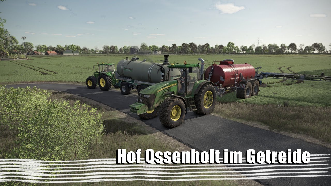 Hof Ossenholt mit GÜLLE im Getreide | erster Ausflug nach Mecklenburg-Vorpommern MVP25