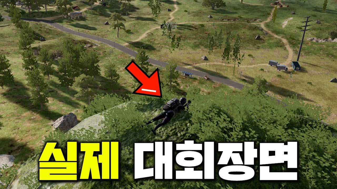 배그 대회에서 돌산 존버하는 사람