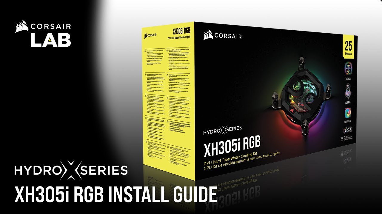 CORSAIR Hydro X Series iCUE XH305i RGB Custom Cooling Kit