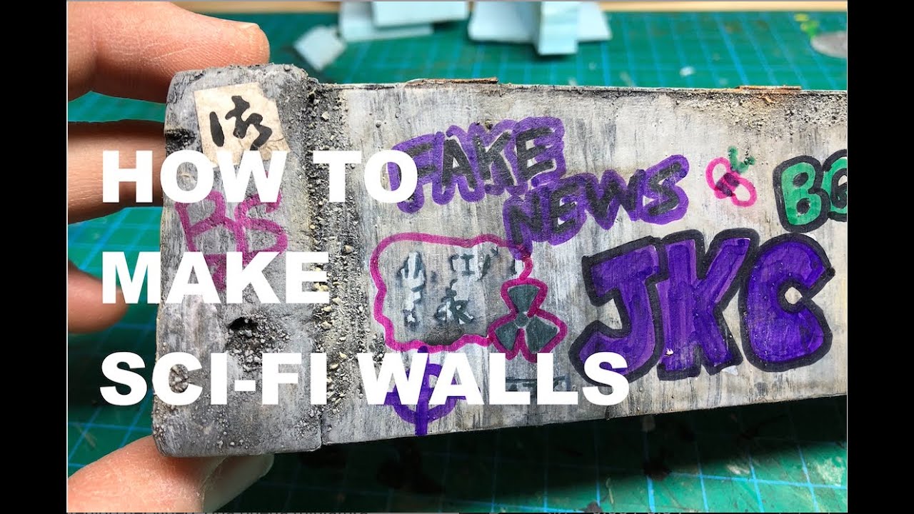 How to Make SCI-FI WALLS for CHEAP | NECROMUNDA | STARGRAVE | KILLTEAM | 40K