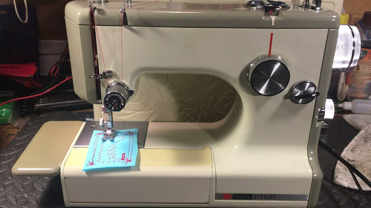 Kenmore 158.10400 Awesome machine. Made in Japan. Durable and precise. (Video 130)