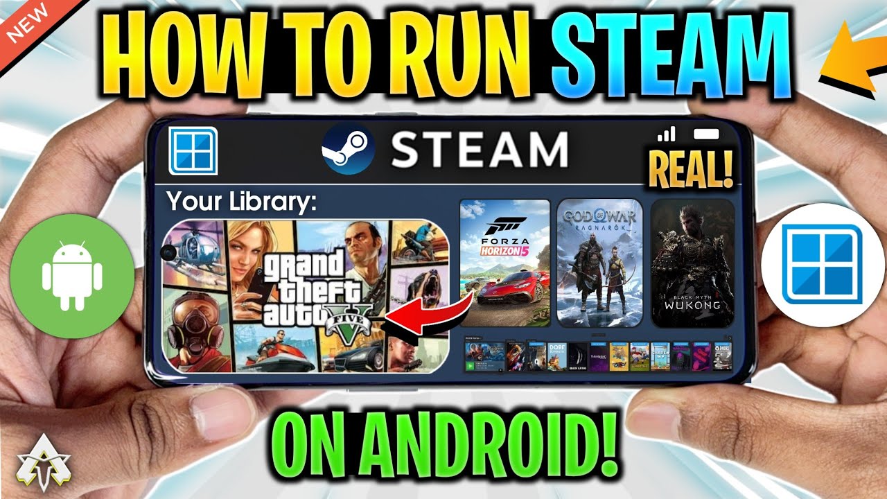 🔥 STEAMLATOR ANDROID: НАСТРОЙКИ/УСТАНОВКА/ИГРЫ STEAM ДЛЯ ПК НА МОБИЛЬНОМ УСТРОЙСТВЕ (эмулятор Win...