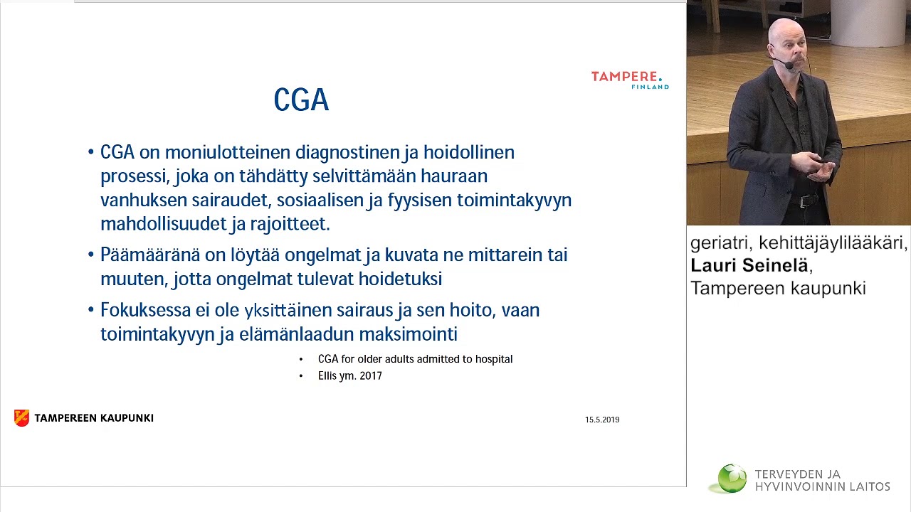 Moniammatillinen geriatrinen arviointi, Lauri Seinelä, Marika Luosmala & Riikka Männikkö