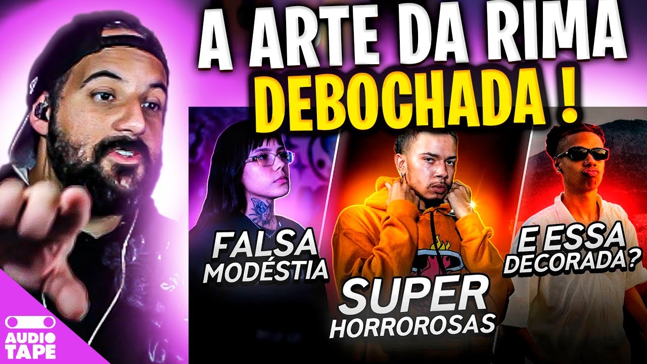 30 RIMAS DEBOCHADAS QUE IRRITAM O ADVERSÁRIO 🔥 (Batalha de Rima) - AUDIO TAPE REACT