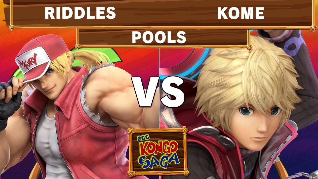 Kongo Saga - Riddles (Terry Bogard) Vs Kome (Shulk) Winners Pools - Smash Ultimate