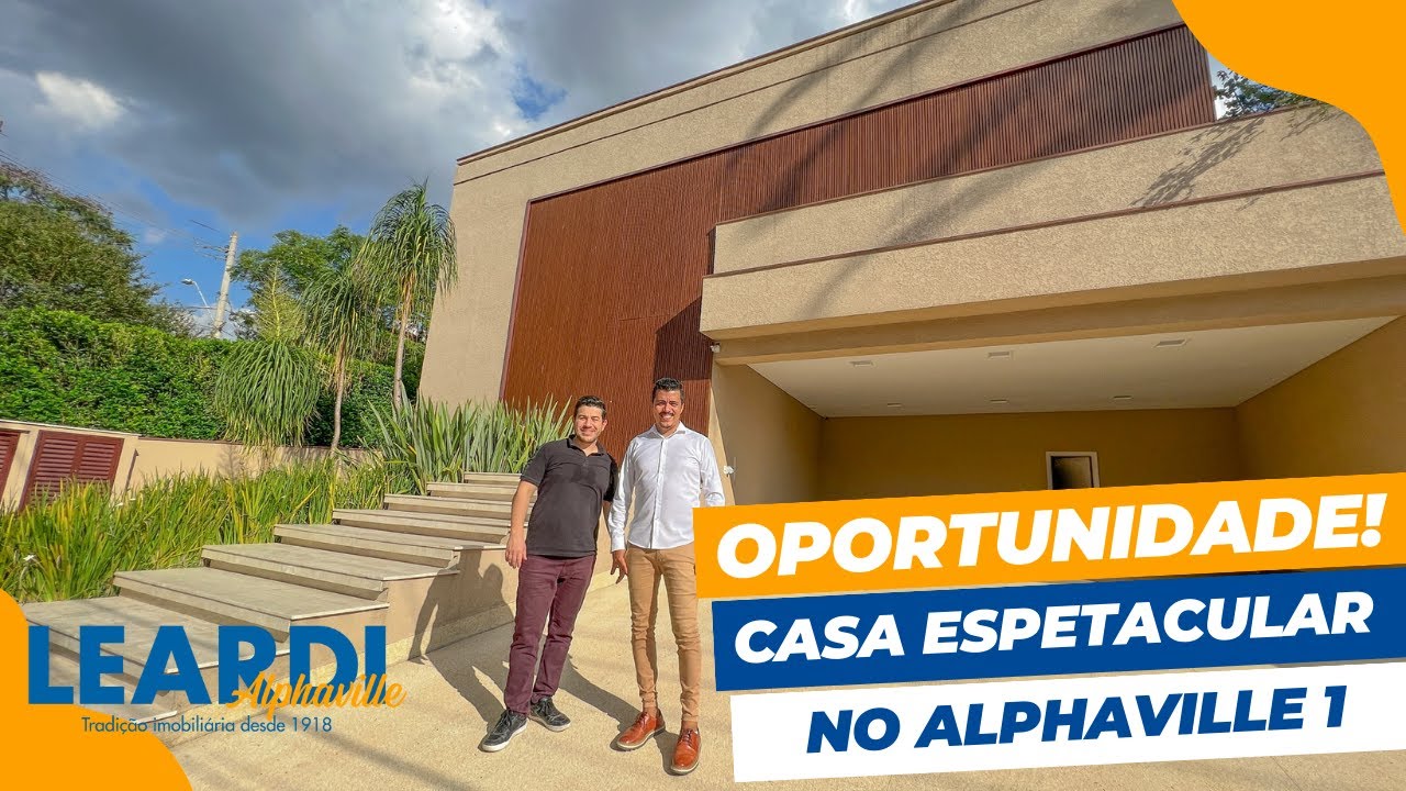 (VENDIDA) OPORTUNIDADE! CASA ESPETACULAR NO ALPHAVILLE 1